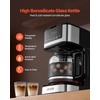 image:imageVEVOR Programmable Coffee Maker 12 Cup Programmable Drip Coffee Makers with Touch Screen 4Hour Keep Warm Coffee Makers Drips 2 Brew Strengths Drip Coffee Machine for Home 24Hour Programmable
