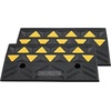 image:imageVEVOR Rubber Curb Ramp 2 Pack 43 Rise Height HeavyDuty 33069 lbs15 T Capacity Threshold Ramps Driveway Ramps with Stable Grid Structure for Cars Wheelchairs Bikes Motorcycles43 H