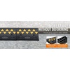 image:imageVEVOR Rubber Curb Ramp 2 Pack 43 Rise Height HeavyDuty 33069 lbs15 T Capacity Threshold Ramps Driveway Ramps with Stable Grid Structure for Cars Wheelchairs Bikes Motorcycles43 H