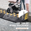 image:imageVEVOR Rubber Curb Ramp 2 Pack 43 Rise Height HeavyDuty 33069 lbs15 T Capacity Threshold Ramps Driveway Ramps with Stable Grid Structure for Cars Wheelchairs Bikes Motorcycles5 H
