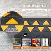 image:imageVEVOR Rubber Curb Ramp 2 Pack 43 Rise Height HeavyDuty 33069 lbs15 T Capacity Threshold Ramps Driveway Ramps with Stable Grid Structure for Cars Wheelchairs Bikes Motorcycles43 H