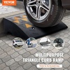 image:imageVEVOR Rubber Curb Ramp 2 Pack 43 Rise Height HeavyDuty 33069 lbs15 T Capacity Threshold Ramps Driveway Ramps with Stable Grid Structure for Cars Wheelchairs Bikes Motorcycles6 H