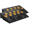 image:imageVEVOR Rubber Curb Ramp 2 Pack 43 Rise Height HeavyDuty 33069 lbs15 T Capacity Threshold Ramps Driveway Ramps with Stable Grid Structure for Cars Wheelchairs Bikes Motorcycles43 H