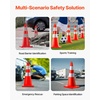 image:imageVEVOR Safety Cones 12 x 28 Traffic Cones PVC Orange Construction Cones 2 Reflective Collars Traffic Cones with Weighted Base and HandHeld Ring Used for Traffic Control Driveway Road Parking6