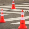 image:imageVEVOR Safety Cones 12 x 28 Traffic Cones PVC Orange Construction Cones 2 Reflective Collars Traffic Cones with Weighted Base and HandHeld Ring Used for Traffic Control Driveway Road Parking12