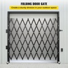 image:imageVEVOR Single Folding Security Gate 725 ft H x 78 ft W Folding Door Gate Steel Accordion Security Gate Flexible Expanding Security Gate 360 Rolling Barricade Gate Scissor GateDoor with Padlock87 H x 85 W