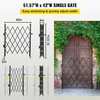 image:imageVEVOR Single Folding Security Gate 725 ft H x 78 ft W Folding Door Gate Steel Accordion Security Gate Flexible Expanding Security Gate 360 Rolling Barricade Gate Scissor GateDoor with Padlock5157 H x 42 W