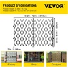 image:imageVEVOR Single Folding Security Gate 725 ft H x 78 ft W Folding Door Gate Steel Accordion Security Gate Flexible Expanding Security Gate 360 Rolling Barricade Gate Scissor GateDoor with Padlock6339 H x 122 W