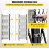 image:imageVEVOR Single Folding Security Gate 725 ft H x 78 ft W Folding Door Gate Steel Accordion Security Gate Flexible Expanding Security Gate 360 Rolling Barricade Gate Scissor GateDoor with Padlock87 H x 150 W