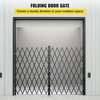 image:imageVEVOR Single Folding Security Gate 725 ft H x 78 ft W Folding Door Gate Steel Accordion Security Gate Flexible Expanding Security Gate 360 Rolling Barricade Gate Scissor GateDoor with Padlock6339 H x 122 W