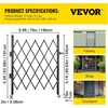 image:imageVEVOR Single Folding Security Gate 725 ft H x 78 ft W Folding Door Gate Steel Accordion Security Gate Flexible Expanding Security Gate 360 Rolling Barricade Gate Scissor GateDoor with Padlock6339 H x 70 W