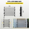 image:imageVEVOR Single Folding Security Gate 725 ft H x 78 ft W Folding Door Gate Steel Accordion Security Gate Flexible Expanding Security Gate 360 Rolling Barricade Gate Scissor GateDoor with Padlock87 H x 85 W