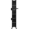 image:imageVEVOR Single Folding Security Gate 725 ft H x 78 ft W Folding Door Gate Steel Accordion Security Gate Flexible Expanding Security Gate 360 Rolling Barricade Gate Scissor GateDoor with Padlock87 H x 85 W
