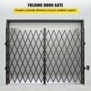 image:imageVEVOR Single Folding Security Gate 725 ft H x 78 ft W Folding Door Gate Steel Accordion Security Gate Flexible Expanding Security Gate 360 Rolling Barricade Gate Scissor GateDoor with Padlock87 H x 150 W