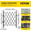 image:imageVEVOR Single Folding Security Gate 725 ft H x 78 ft W Folding Door Gate Steel Accordion Security Gate Flexible Expanding Security Gate 360 Rolling Barricade Gate Scissor GateDoor with Padlock5157 H x 42 W
