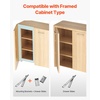 image:imageVEVOR Soft Close Drawer Slides 10 Pairs 22 Inch Heavy Duty Full Extension Side Mount Ball Bearing Drawer Glides Kitchen Cabinet Rails 100LB Load Capacity10 Pairs without Soft Close