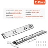 image:imageVEVOR Soft Close Drawer Slides 10 Pairs 22 Inch Heavy Duty Full Extension Side Mount Ball Bearing Drawer Glides Kitchen Cabinet Rails 100LB Load Capacity10 Pairs with Soft Close