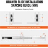 image:imageVEVOR Soft Close Drawer Slides 10 Pairs 22 Inch Heavy Duty Full Extension Side Mount Ball Bearing Drawer Glides Kitchen Cabinet Rails 100LB Load Capacity10 Pairs with Soft Close