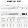 image:imageVEVOR Soft Close Drawer Slides 10 Pairs 22 Inch Heavy Duty Full Extension Side Mount Ball Bearing Drawer Glides Kitchen Cabinet Rails 100LB Load Capacity10 Pairs with Soft Close
