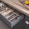 image:imageVEVOR Soft Close Drawer Slides 10 Pairs 22 Inch Heavy Duty Full Extension Side Mount Ball Bearing Drawer Glides Kitchen Cabinet Rails 100LB Load Capacity10 Pairs with Soft Close