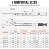 image:imageVEVOR Soft Close Drawer Slides 10 Pairs 22 Inch Heavy Duty Full Extension Side Mount Ball Bearing Drawer Glides Kitchen Cabinet Rails 100LB Load Capacity6 Pairs with Soft Close