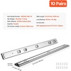 image:imageVEVOR Soft Close Drawer Slides 10 Pairs 22 Inch Heavy Duty Full Extension Side Mount Ball Bearing Drawer Glides Kitchen Cabinet Rails 100LB Load Capacity10 Pairs with Soft Close