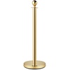 image:imageVEVOR Stanchions and Velvet Ropes 4Pcs Solid Base with Stainless Steel Post 5ft Red Velvet Ropes and Posts Crowd Control Barriers Gold Stanchions Red Carpet Runner Poles for Party SuppliesGold