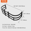image:imageVEVOR Truck Bed Extender55568 for Ford Super Duty Dodge Ram 150025003500 Toyota Tundra Nissan Titan Chevrolet Silverado GMC Sierra Aluminum Retractable Tailgate Extender Drill Required55568