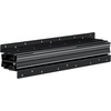 image:imageVEVOR Undermount Heavy Duty Drawer Slides 16 24 32 40 Inch 260 lb Load Capacity Full Extension Ball Bearing Under Stair Cabinet Rails Bottom Stair Cabinet Glides Track Runners16inch Black16 Inch