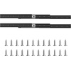 image:imageVEVOR Undermount Heavy Duty Drawer Slides 16 24 32 40 Inch 260 lb Load Capacity Full Extension Ball Bearing Under Stair Cabinet Rails Bottom Stair Cabinet Glides Track Runners16inch Black16 Inch
