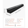 image:imageVEVOR Undermount Heavy Duty Drawer Slides 16 24 32 40 Inch 260 lb Load Capacity Full Extension Ball Bearing Under Stair Cabinet Rails Bottom Stair Cabinet Glides Track Runners16inch Black40 Inch