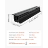 image:imageVEVOR Undermount Heavy Duty Drawer Slides 16 24 32 40 Inch 260 lb Load Capacity Full Extension Ball Bearing Under Stair Cabinet Rails Bottom Stair Cabinet Glides Track Runners16inch Black24 Inch