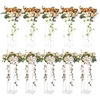 image:imageVEVOR 10PCS 236inch High Wedding Flower Stand With Acrylic LaminateAcrylic Vase Column Geometric Centerpiece Stands Floral Display Rack for TStage Events Reception Party Decoration Home