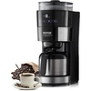 image:imageVEVOR Coffee Maker with Grinder 8 Cup Programmable Coffee Machine Grind and Brew Coffee Maker with 3 Brew Strength Control Reusable Filter Removable Water Tank for Home Office Restaurant8 CUPB