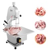 image:imageVEVOR Commercial Electric Meat Bandsaw 650W Stainless Steel Countertop Bone Sawing Machine Workbeach 124 x 181 433 Inch Max Cutting Thickness Frozen Meat Cutter for Rib Pork Beef1800W