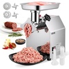 image:imageVEVOR Commercial Electric Meat Grinder 7 lbsmin Capacity 12 Industrial Meat Mincer with 2 Stainless Steel Blades 2 Grinding Plates 850W HeavyDuty Sausage Maker Stuffer for Kitchen Restaurant420 LbsH