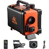 image:imageVEVOR Diesel Heater 8KW DC 12V24V All in One Portable Diesel Heater with Bluetooth APP Control Remote Control and LCD Screen 13 Gal Fuel Tank for Trucks Vans RVs Campers and GaragesBlackOrange