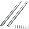image:imageVEVOR Soft Close Drawer Slides 10 Pairs 22 Inch Heavy Duty Full Extension Side Mount Ball Bearing Drawer Glides Kitchen Cabinet Rails 100LB Load CapacityStandard
