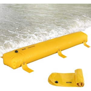 image:imageFlood Barrier Flood Bags Sandbag Alternative Water Barrier for Flooding with Great Waterproof Effect Reusable PVC Water Diversion Tubes Lightweight Flood Barriers for Home Door Garage12ft L 12h