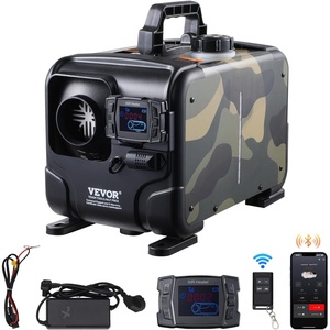 image:imageVEVOR Diesel Heater 8KW DC 12V24V All in One Portable Diesel Heater with Bluetooth APP Control Remote Control and LCD Screen 13 Gal Fuel Tank for Trucks Vans RVs Campers and GaragesCamouflage Round