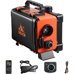 image:imageVEVOR Diesel Heater 8KW DC 12V24V All in One Portable Diesel Heater with Bluetooth APP Control Remote Control and LCD Screen 13 Gal Fuel Tank for Trucks Vans RVs Campers and GaragesBlackOrange