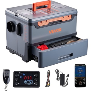 image:imageVEVOR Diesel Heater 8KW DC 12V24V All in One Portable Diesel Heater with Bluetooth APP Control Remote Control and LCD Screen 13 Gal Fuel Tank for Trucks Vans RVs Campers and GaragesGray