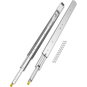 image:imageVEVOR Heavy Duty Drawer Slides 60 Inch 500 lb 1 Pair Full Extension Side Mount Ball Bearing Rails with Dual Lock for Industrial Cabinets Tool Chests and Workbenches48 Inch
