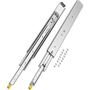 image:imageVEVOR Heavy Duty Drawer Slides 60 Inch 500 lb 1 Pair Full Extension Side Mount Ball Bearing Rails with Dual Lock for Industrial Cabinets Tool Chests and Workbenches30 Inch