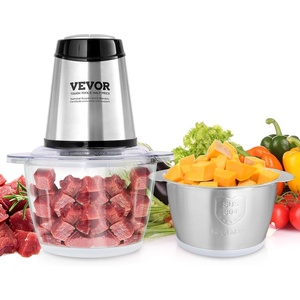 image:imageVEVOR Manual Meat Grinder Heavy Duty Cast Iron Hand Meat Grinder with Steel Table Clamp Meat Mincer Sausage Maker with 1 Cutting Blade 2 Cutting Plates 3 Sausage Tubes for Beef Pepper Mushroom8 Cup5 Cup