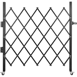 image:imageVEVOR Single Folding Security Gate 725 ft H x 78 ft W Folding Door Gate Steel Accordion Security Gate Flexible Expanding Security Gate 360 Rolling Barricade Gate Scissor GateDoor with Padlock5157 H x 66 W