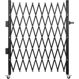 image:imageVEVOR Single Folding Security Gate 725 ft H x 78 ft W Folding Door Gate Steel Accordion Security Gate Flexible Expanding Security Gate 360 Rolling Barricade Gate Scissor GateDoor with Padlock5157 H x 75 W