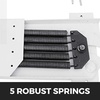 image:imageHappybuy Murphy Mounting Wall Springs Mechanism Heavy Duty Support Hardware DIY Kit for King Queen Bed Vertical WhiteHorizontal