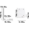 image:imageHappybuy Murphy Mounting Wall Springs Mechanism Heavy Duty Support Hardware DIY Kit for King Queen Bed Vertical WhiteVertical