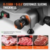 image:imageMeat Slicer 340W Electric Deli Food Slicer with 10 SUS420 Stainless Steel Blade and Builtin Sharpening Stone 006 inch Adjustable Thickness for Commercial and Home Use Cut Meat and Cheese10 inch